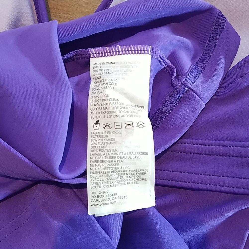 prAna Lahari Tankini Swim Top Ultra Violet - Picture 10 of 10
